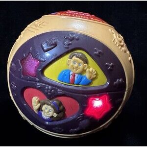 Vintage Vtech Little Smart Light-up Baby Ball Toy Learning Tested & Works